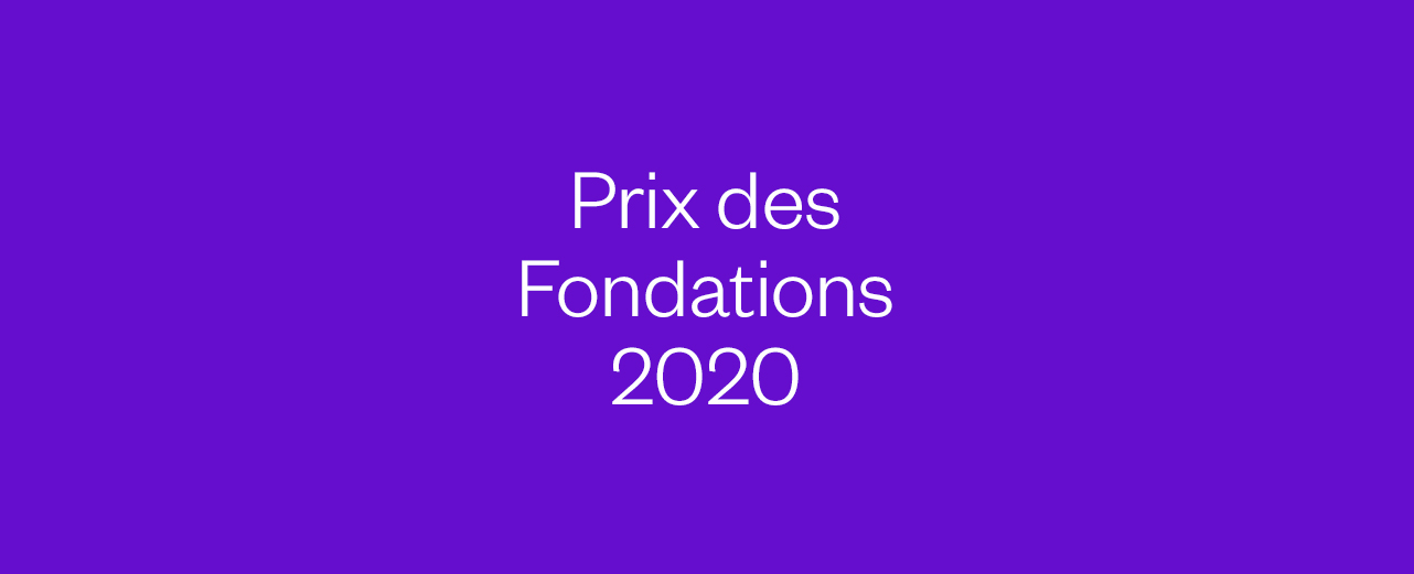 Prix des Fondations 2020