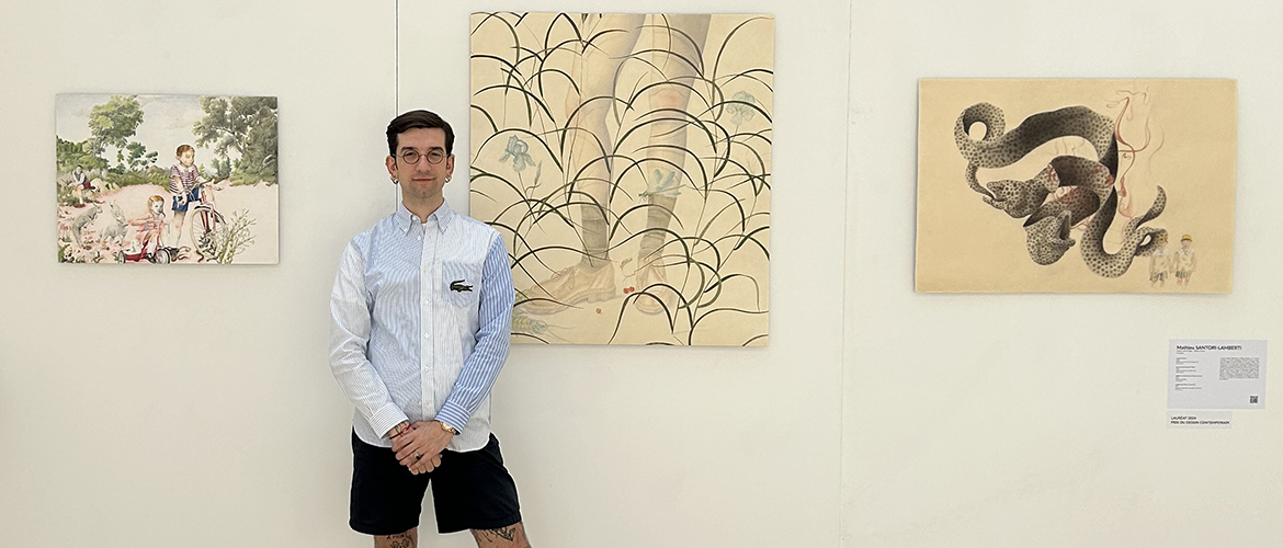 Mathieu SANTORI-LAMBERTI, lauréat du prix du dessin contemporain 2024