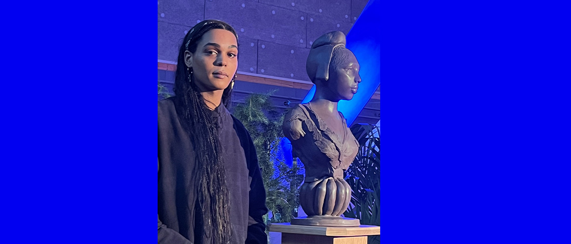 Lucas Bouan Tsobgny créée une Marianne à l’effigie de Joséphine Baker 