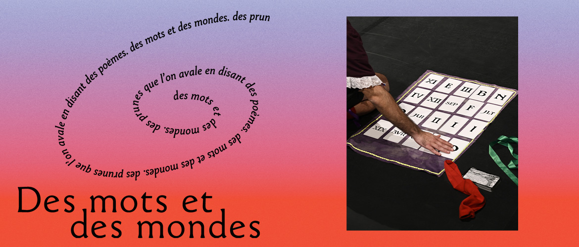 Autour de Des mots et des mondes - Performance et visite performée