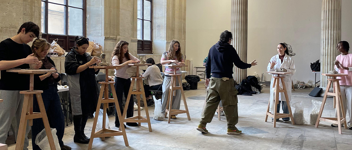 En février, les Beaux-Arts de Paris ont accueilli le stage Égalité des Chances.
